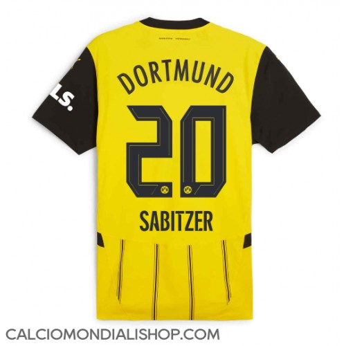 Maglie da calcio Borussia Dortmund Marcel Sabitzer #20 Prima Maglia 2024-25 Manica Corta